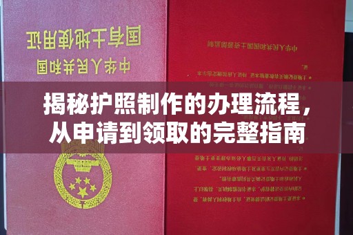 巩义揭秘护照制作的办理流程，从申请到领取的完整指南